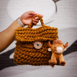 Harvesttime Large Knit Boho Crossbody