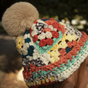 Autumn Walks Granny Square Beanie